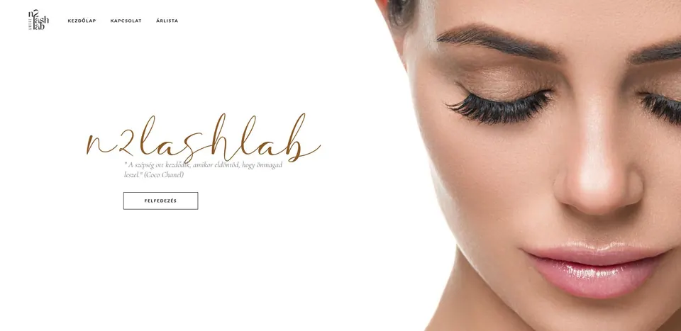 n2lashlab.hu – Weboldal · SEO · Tartalom