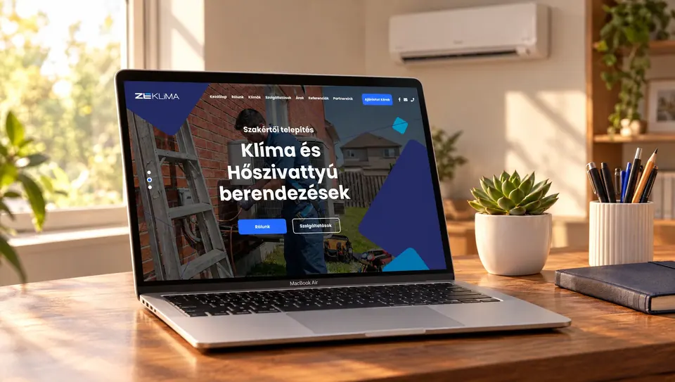 Zé Klíma – Weboldal · Landing · Helyi SEO
