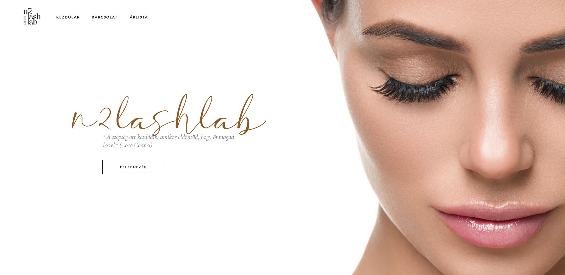 n2lashlab.hu Weboldal Fejlesztés